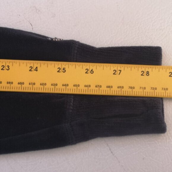 Calia by Carrie Underwood Ladies Size Large Navy Velour Long Sleeves Top - Picture 10 of 11